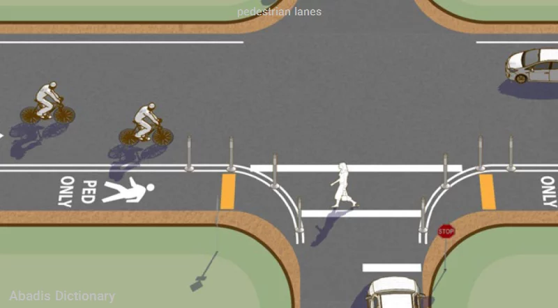 pedestrian lanes
